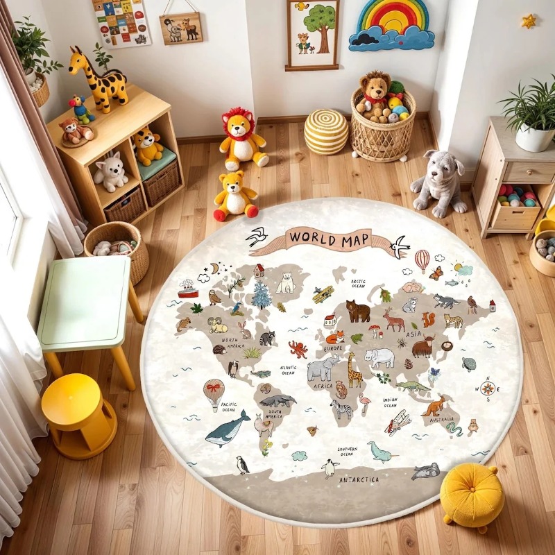  Play Round Floor Mat Animal W - đánh giá và giá Commercial Printing Machine