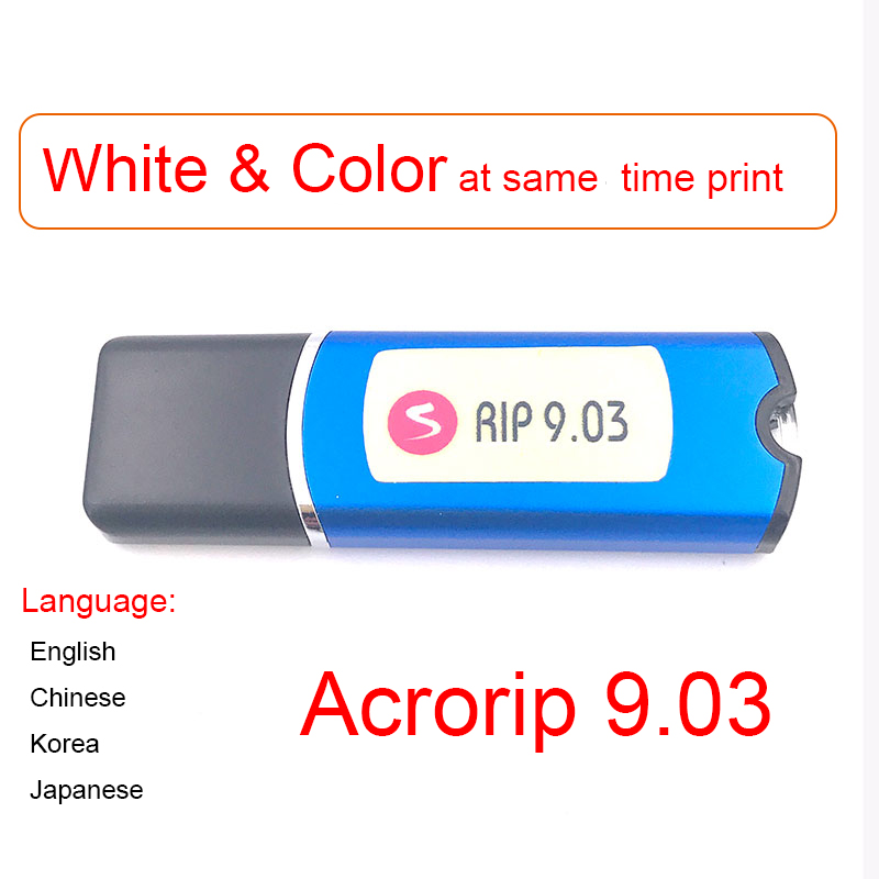 Flatbed UV Printer Inkjet Prin - đánh giá và giá Color Rip Software Dongle